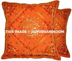 Product title velvet soft throw pillow cover solid color square decorative throw pillow case cushion covers, beige 1pcs,18x18 average rating: 2pc Orange Decorative Throw Pillow Indian Mirror Work Pillow Decorativ