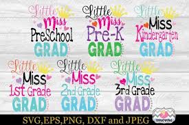 Download Svg Dxf Eps Png Little Miss Preschool To Pre K Graduation 95404 Svgs Design Bundles