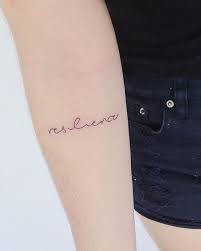 Resilience Re Sil Ience Noun 1 An Ability To Recover From Or Adjust Easily To Misfortune Or Change 2 The Resilience Tattoo Word Tattoos Strong Tattoos