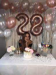 Birthday decoration ideas rose gold. Pin By Jovana Petreska On Cumple Rose Gold Birthday Birthday Surprise Party 18th Birthday Decorations