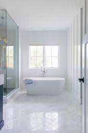 Look through the pictures below, and you'll be impressed with myriad types, shades, and shapes of modern grey marble tiles. Herringbone Marble Tile Bathroom Floor Novocom Top