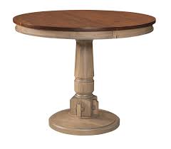 The look of an html table can be greatly improved with css to specify table borders in css, use the border property. Bellaire Round Pub Table From Dutchcrafters Amish Furniture