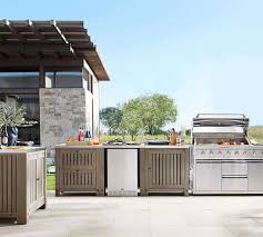 Mounting dream outdoor tv cover for 30 to 32 tv with fully bottom cover, waterproof and weatherproof tv screen protector for. Abbott Outdoor Kitchen Fsc Acacia Two Drawer Cabinet Gray Wash Pottery Barn