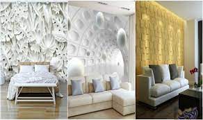 نصائح بسيطة لتجديد غرف المنزل بورق جدران ثلاثي الابعاد home decor home furniture