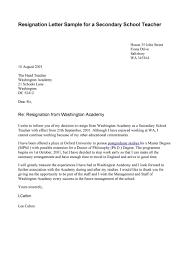 Download here the resignation letter sample #3 and write your own. 50 Best Teacher Resignation Letters Ms Word á… Templatelab