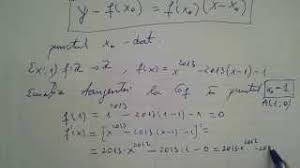 They are just formal symbols. Ecuatia Tangentei La Graficul Functiei Intr Un Punct X0 Exercitii Rezolvate Videomeditatii