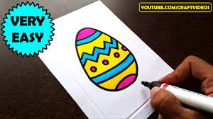 Watch in this step by step lesson as i draw an easter egg and see if you can follow along as w. Easter Egg Drawing Simple Youtube