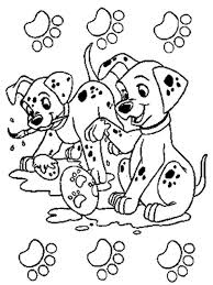 Planse de colorat cu pisici si catei. Planse De Colorat Cu 101 Dalmatieni Sfatulmamicilor Ro