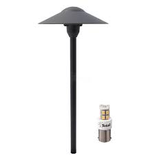 These are estimated to last around a year with normal operation. Black Led Outdoor Landscape Lighting Hat Path Light Warm White Most Popular