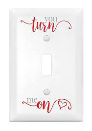 Ships from and sold by linda's gifts. Dexsa You Turn Me On Let Your Light Shine Single Light Switch Cover Buy Online In Burkina Faso At Burkinafaso Desertcart Com Productid 45625650