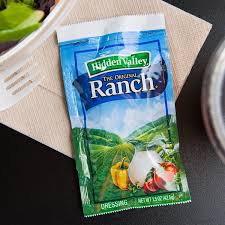 All you need is milk, mayo and hidden valley® original ranch® seasoning mix. Hidden Valley Individual Ranch Dressing Packets 84 Case