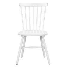 Chaises blanc et bois | la redoute. Chaise De Salle A Manger Skeby Bois Blanche 2 Pieces Leen Bakker