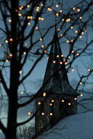 Maybe you would like to learn more about one of these? Beautiful Christmas Lights Church And Snow Background Christmas Lights Silent Night Lights