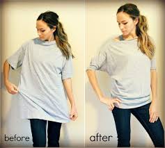 Mens T Shirt Sewn Into Dolman Top Trash To Couture Diy Clothes Diy Clothing