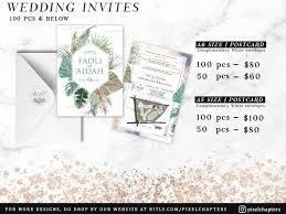 Atas 1000 = 47sen sekeping. Kad Kahwin Wedding Invitation Card Design Craft Art Prints On Carousell