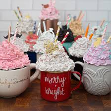 Download How To Make Faux Whipped Cream Mug Toppers Something Turquoise