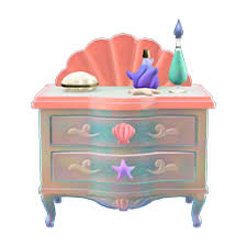 New horizons pearls & mermaid items. Mermaid Dresser Animal Crossing Wiki Fandom