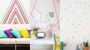 Dinding jadi indah tutorial cat dinding pola geometri. Hanya Bermodal Selotip Dapatkan Kamar Makin Cantik Seperti 9 Dekorasi Ini