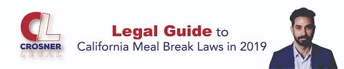 California's compulsory education laws if they were residents are also considered minors and are subject to all the requirements and protections of the labor code. Legal Guide To California Meal Break Laws In 2019 Crosner Legal
