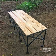 實木折疊收納凳 三人款 home decor decor outdoor furniture
