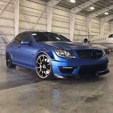 Mercedes Benz Usa On Instagram While We Don T Normally Go In For Modifying Perfection We Re Liking This Matte Metallic Blue On The C63 Amg Particularly The
