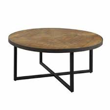 Nesting tables like these white stunners can help keep a space both multifunctional and stylish. Tables Wallace Bay Curtis 35 Round Coffee Table With Metal Legs In Gray Black Home Garden