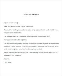 In most cases, you should draft the letter to the person who sent you the offer letter. Free 7 Job Offer Email Examples Samples In Pdf Doc Examples