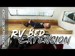 Short queen mattress size is the rv standard. Bed Extension For Rv Rebuilding The Bed Area Youtube