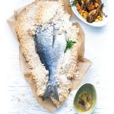 Recette Dorade En Croute De Sel Beurre Citron Vert Et Capres Recette Recette Dorade Croute De Sel Poisson En Croute