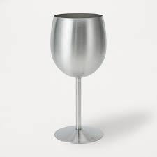 Buy top selling products like oggi™ cheers™ stainless steel wine tumbler with acrylic lid and godinger stemless wine glasses in stainless steel (set of 2). 350ml Stainless Steel Wine Goblet Kmart