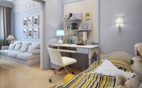 غرفة نوم وحضانة في غرفة واحدة