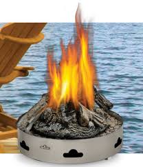 Find the perfect patio furniture & backyard decor at hayneedle, where you can buy online while you explore our room designs and curated looks for tips, ideas & inspiration to help you along the way. Napoleon Gpfn1 20 Inch Patioflame Outdoor Gas Fireplace With 60 000 Total Btu Glocast Log Set Stainless Steel Construction And Optional Granite Top Table Natural Gas