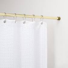 Basics 76 Adjustable Straight Tension Shower Curtain Rod Shower Curtain Rods Curtain Rods Shower Rod