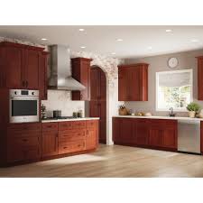 Home Decorators Collection Kingsbridge Assembled 33x15x24 In Double Door Wall Kitchen Cabinet In Cabernet W332415 Kcb The Home Depot