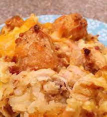 How to make chicken bacon ranch tater tot casserole. Chicken Ranch Tater Tot Casserole Norine S Nest
