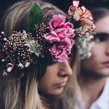 Carnation Flower Crown Floral Crown Flower Crown Bridal Flowers