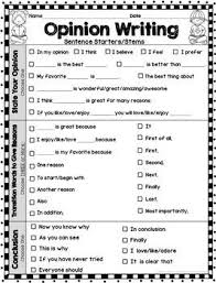 Opinion Writing Sentence Starters Stems Winter Holidays Opinion Writing Writing Transitions Second Grade Writing