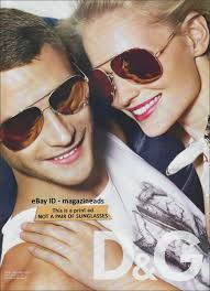 D&G Eyewear 1-Page PRINT AD Spring 2010 KATRIN THORMANN Sebastian Lund  SMILING
