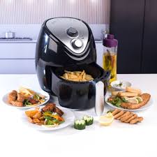 Salter Ek2818 3 2l Hot Air Fryer Black Silver Cooking On The Grill Air Fryer Electric Air Fryer