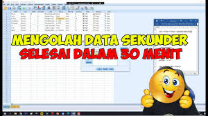 Cara Lengkap Dan Mudah Mengolah Data Sekunder Dalam 30 Menit Youtube