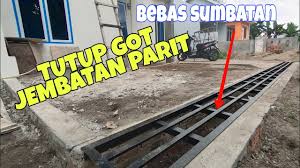 Suasana alam akan terasa semakin kental dengan tambahan tanaman hias favorit. Membuat Penutup Got Parit Dari Besi Siku Minimalis Youtube