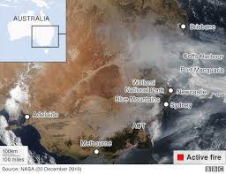Australia Fires A Visual Guide To The Bushfires And Extreme Heat Bbc News