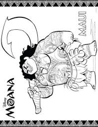 Unique collection of gacha life coloring pages. Kids N Fun Com Create Personal Coloring Page Of Maui 2 Coloring Page