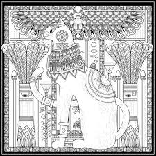 Travel Back In Time Thanks To Our Difficult Coloring Pages For Adults Inspired By Ancient Egypt Some Are Steampunk Coloring Cat Coloring Page Coloring Pages