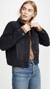 9 Black Denim Jacket Outfits For Fall Who What Wear Check out the list below of the top retailers selling men's oversized outerwear. 9 black denim jacket outfits for fall who what wear