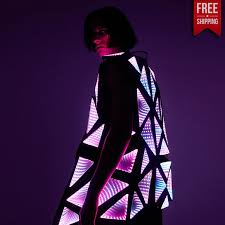 Infinity Led Vest Light Up Screen Clothing Glow Stage Rock Wear Suit Led Light Fashion Outfit Light Solutions Etere By Etereshop