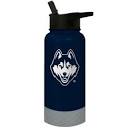 UConn Huskies 32oz. Logo Thirst Hydration Water Bottle
