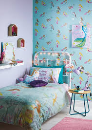 Home decor wallpaper bedroom bedroom design bedroom decor room decor anthropology bedroom teal wallpaper bedroom. Mermaid World 696103 Arthouse Wallpaper Uk