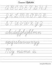 Cursive alphabet letters from a to z to print. Practice Cursive Alphabet Robertdee Org