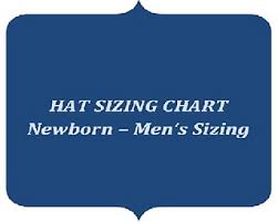 Ravelry Hat Sizing Chart Newborn Through Mens Sizes